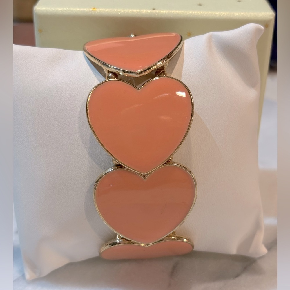 Heart Stretch Cuff‎ Bracelet